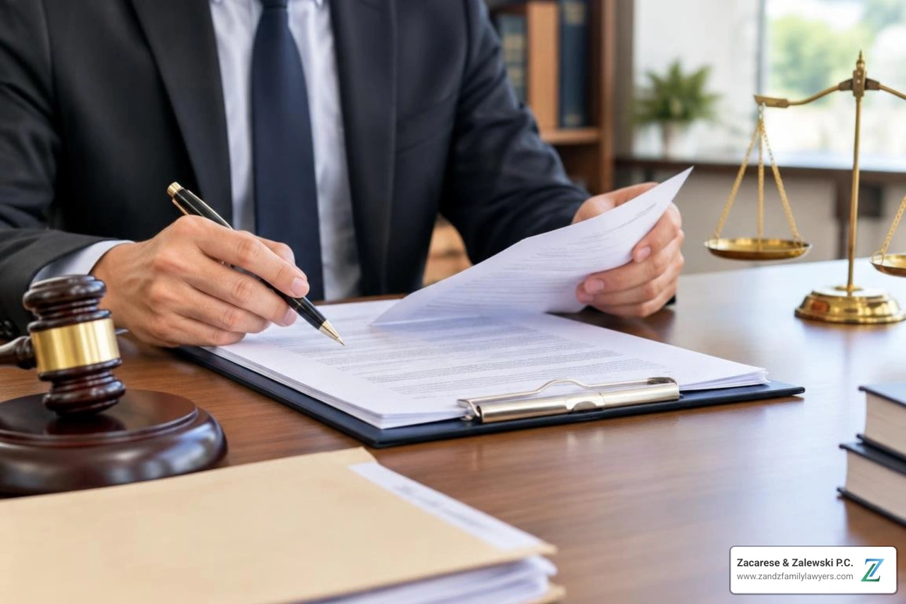 Legal decree modification documents
