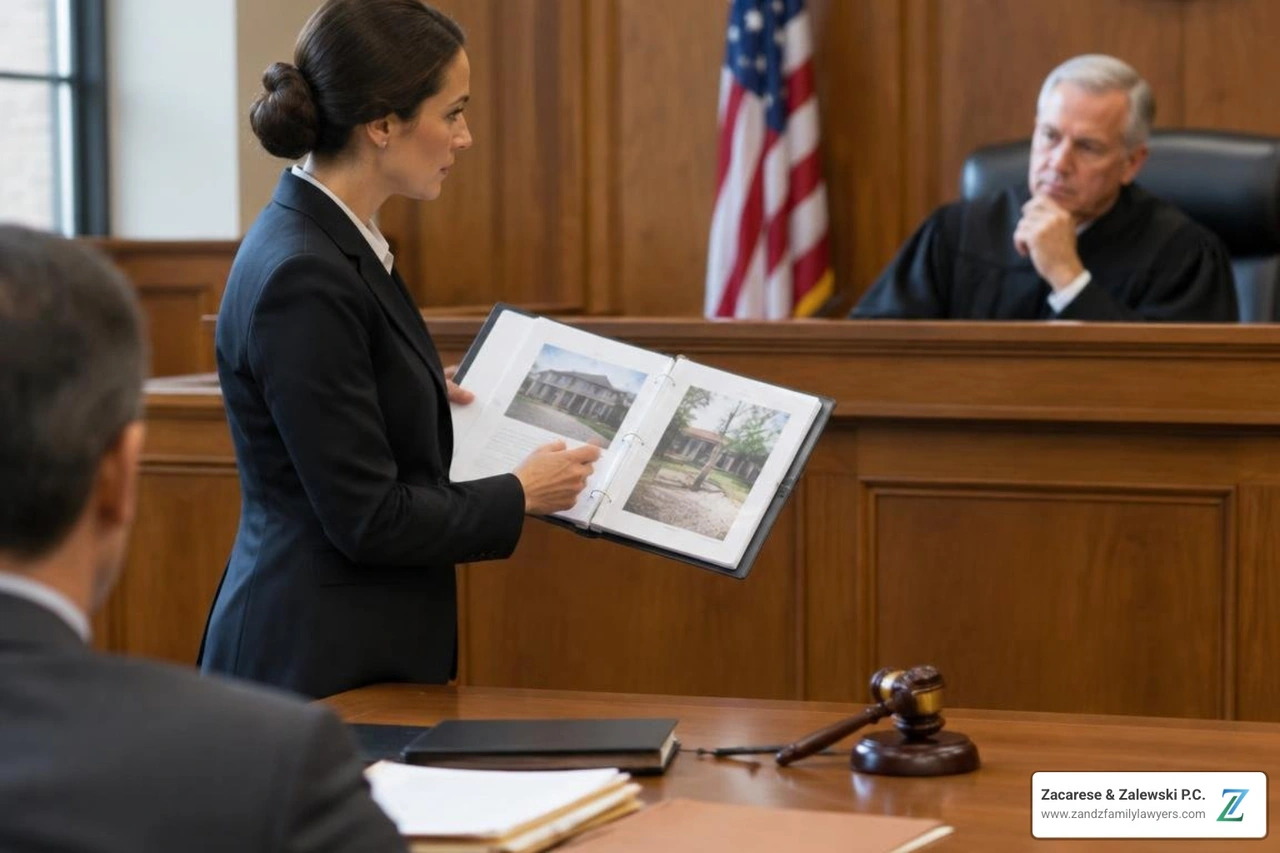 family court lawyer presenting evidence exhibits to judge family court lawyer presenting evidence exhibits to judge