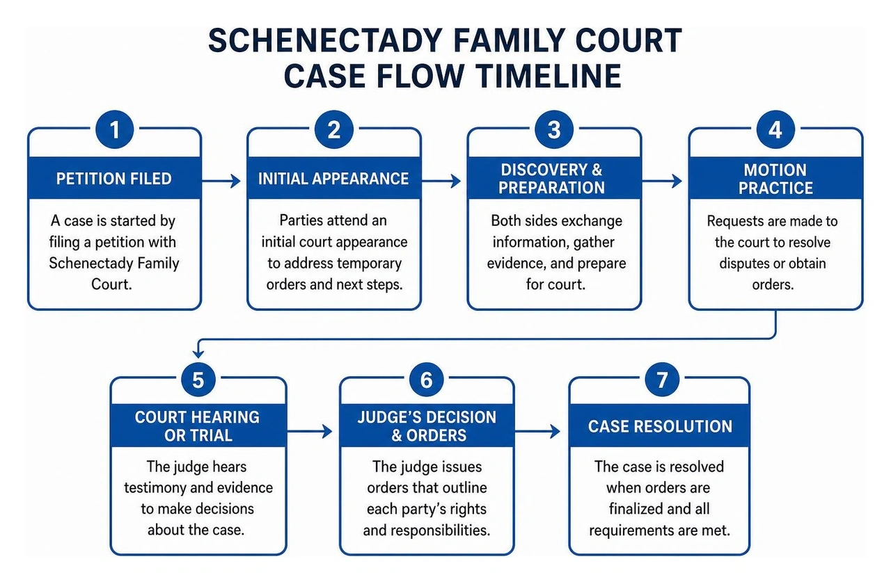 Schenectady Family Court Case Flow Timeline Schenectady Family Court Case Flow Timeline