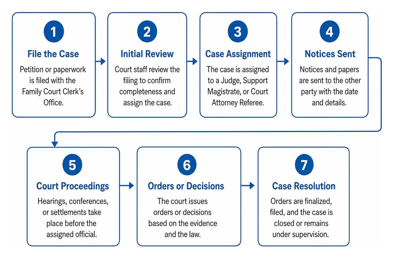 Step-by-step Family Court Case Workflow from Filing to Resolution Step-by-step Family Court Case Workflow from Filing to Resolution