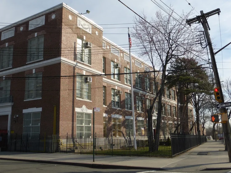 School building exterior view.