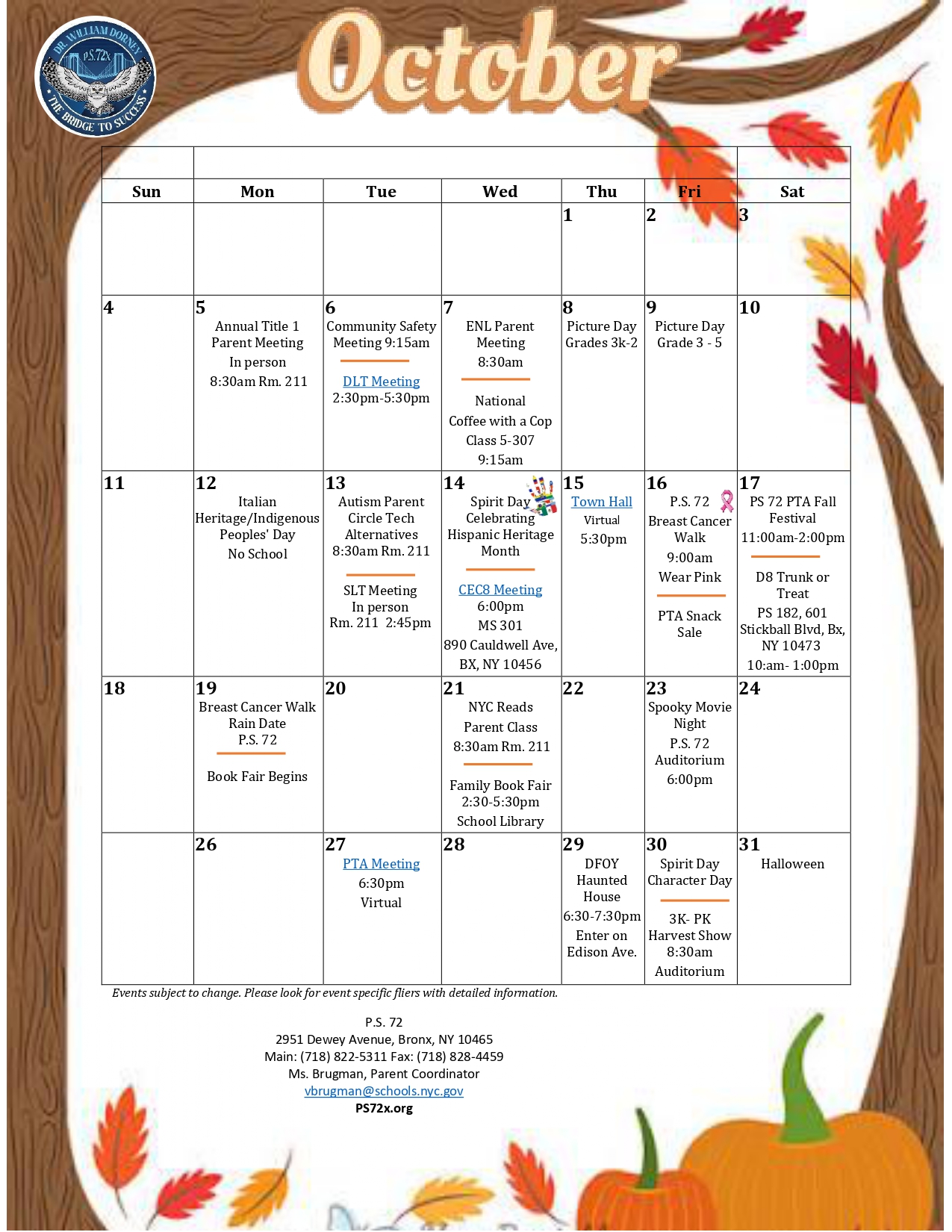 May Calendar