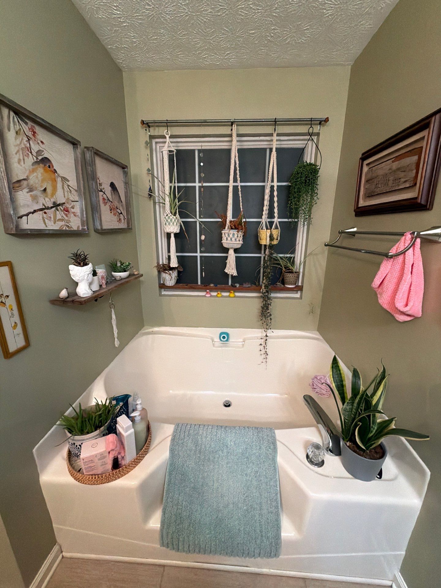 Before: old bathtub
