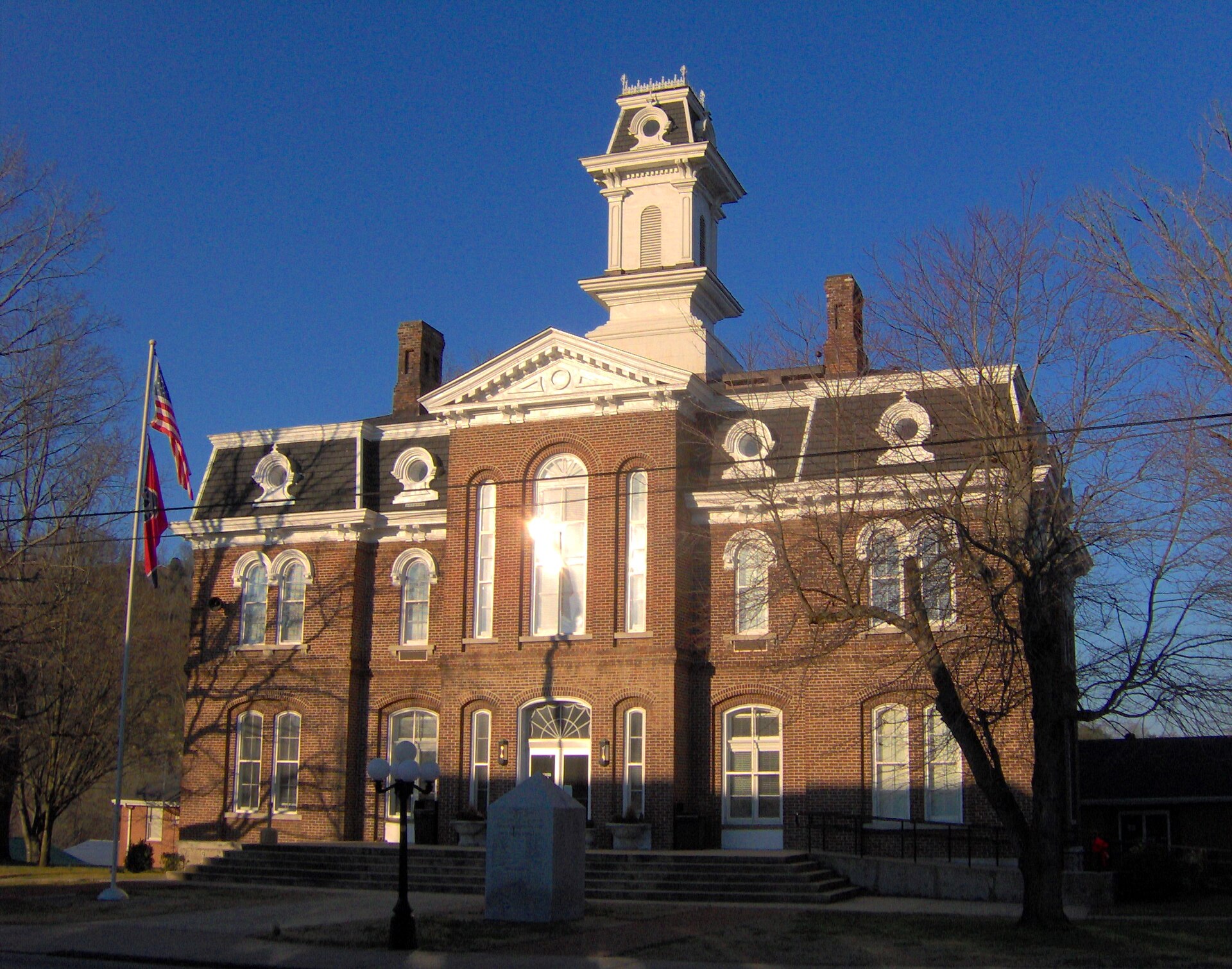 Historic Smith County Courthouse in Carthage, Tennessee