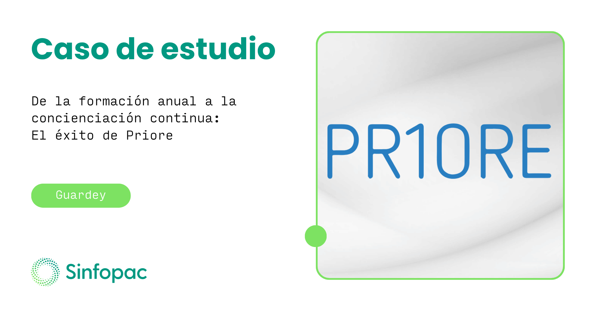Caso de estudio de Priore: concienciación continua en ciberseguridad con Guardey.