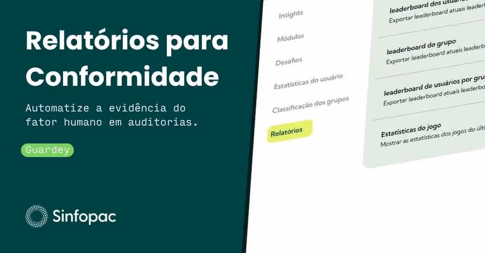 Imagem conceitual do roadmap do Guardey com as logos do Guardey e Sinfopac e ilustração do painel de controle da plataforma.
