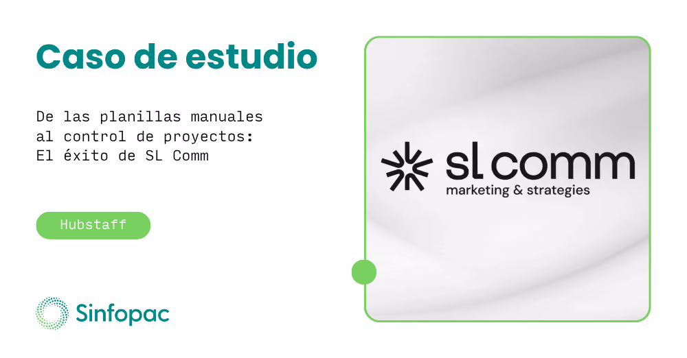 Esquema gráfico de caso de estudio sobre optimización de tiempos en agencia de relaciones públicas