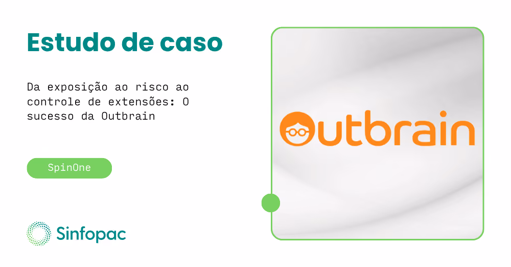 Gráfico de estudo de caso sobre segurança e controle de extensões de navegador em ambientes SaaS