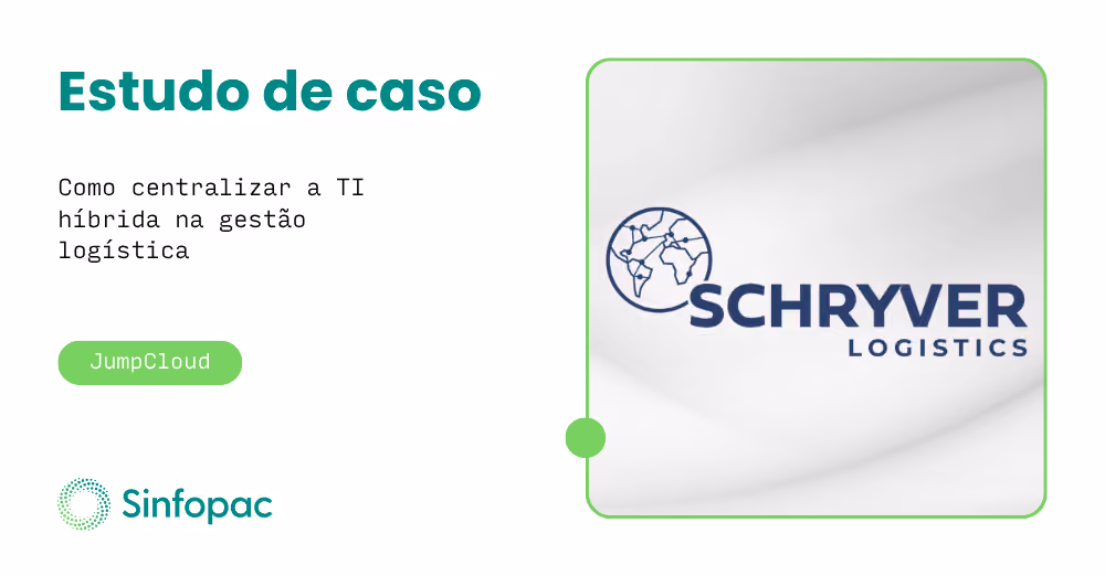 Estudo de caso da Schryver Logistics: centralização da TI híbrida com o JumpCloud.