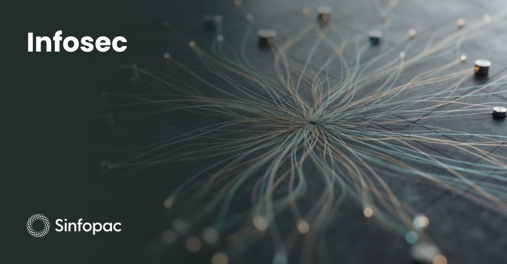 Representação abstrata de fluxos de telemetria e observabilidade de TI em tons verde escuro