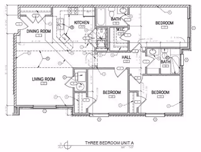 Three Bedroom layout
