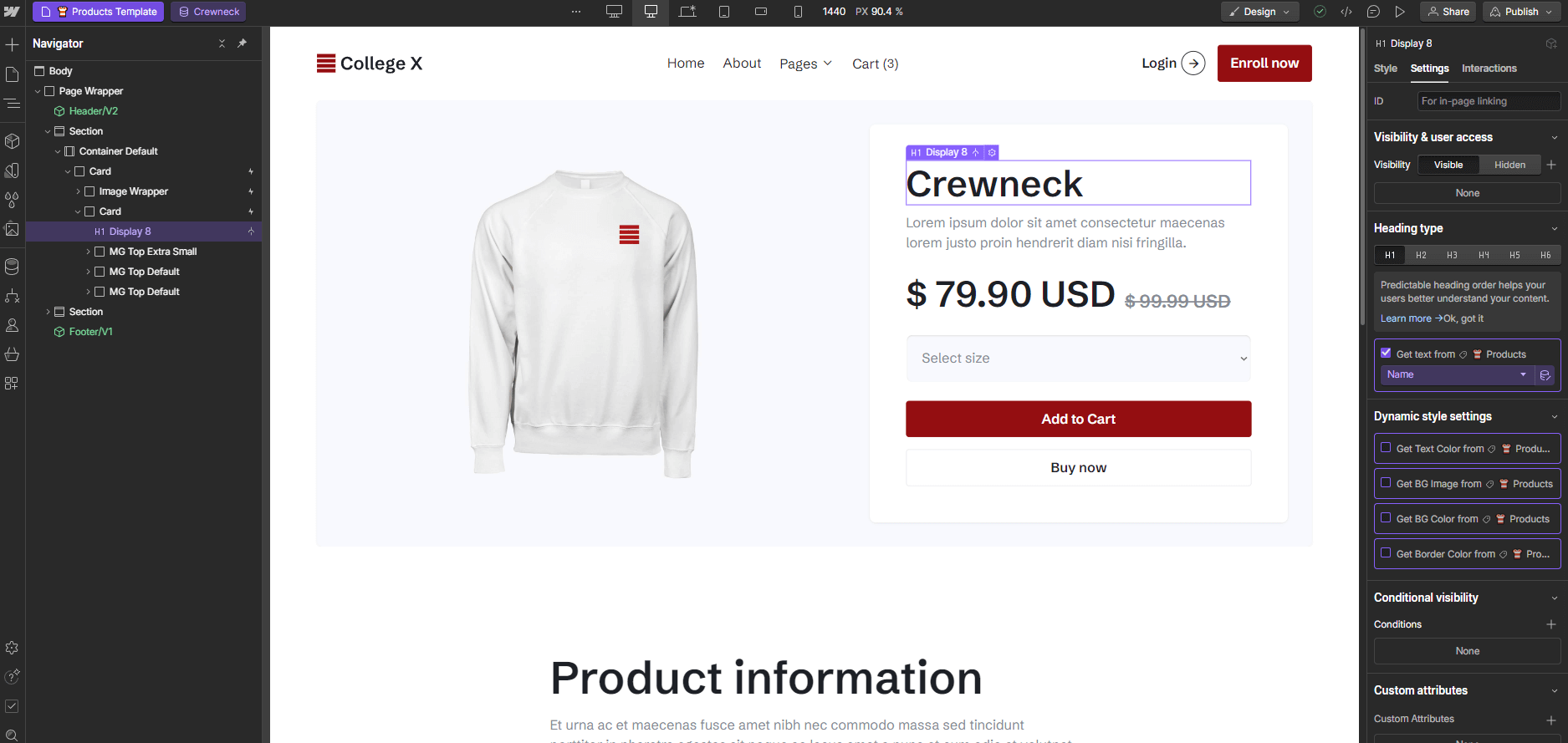 Eduhub X Webflow Template And Ui Kit Ecommerce Page | Brix Template
