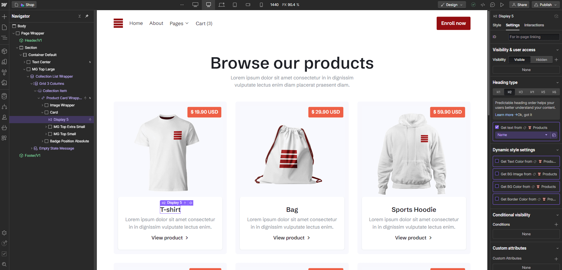 Eduhub X Webflow Template And Ui Kit Ecommerce Content | Brix Template