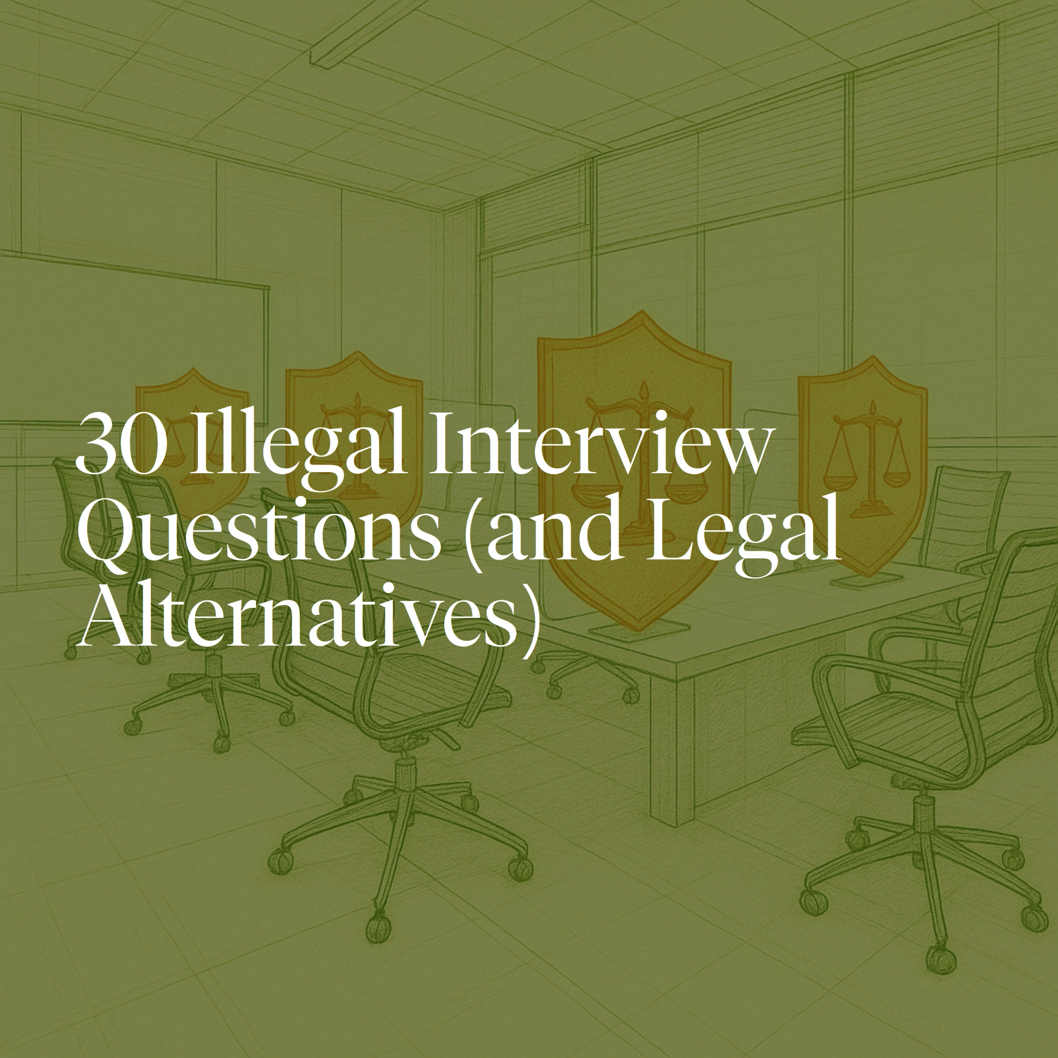 30 Illegal Interview Questions (and Legal Alternatives)