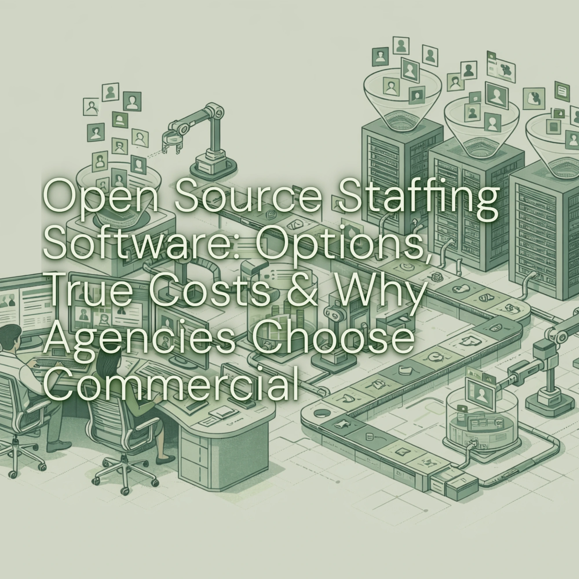 Open Source Staffing Software: Options, True Costs & Why Agencies Choose Commercial