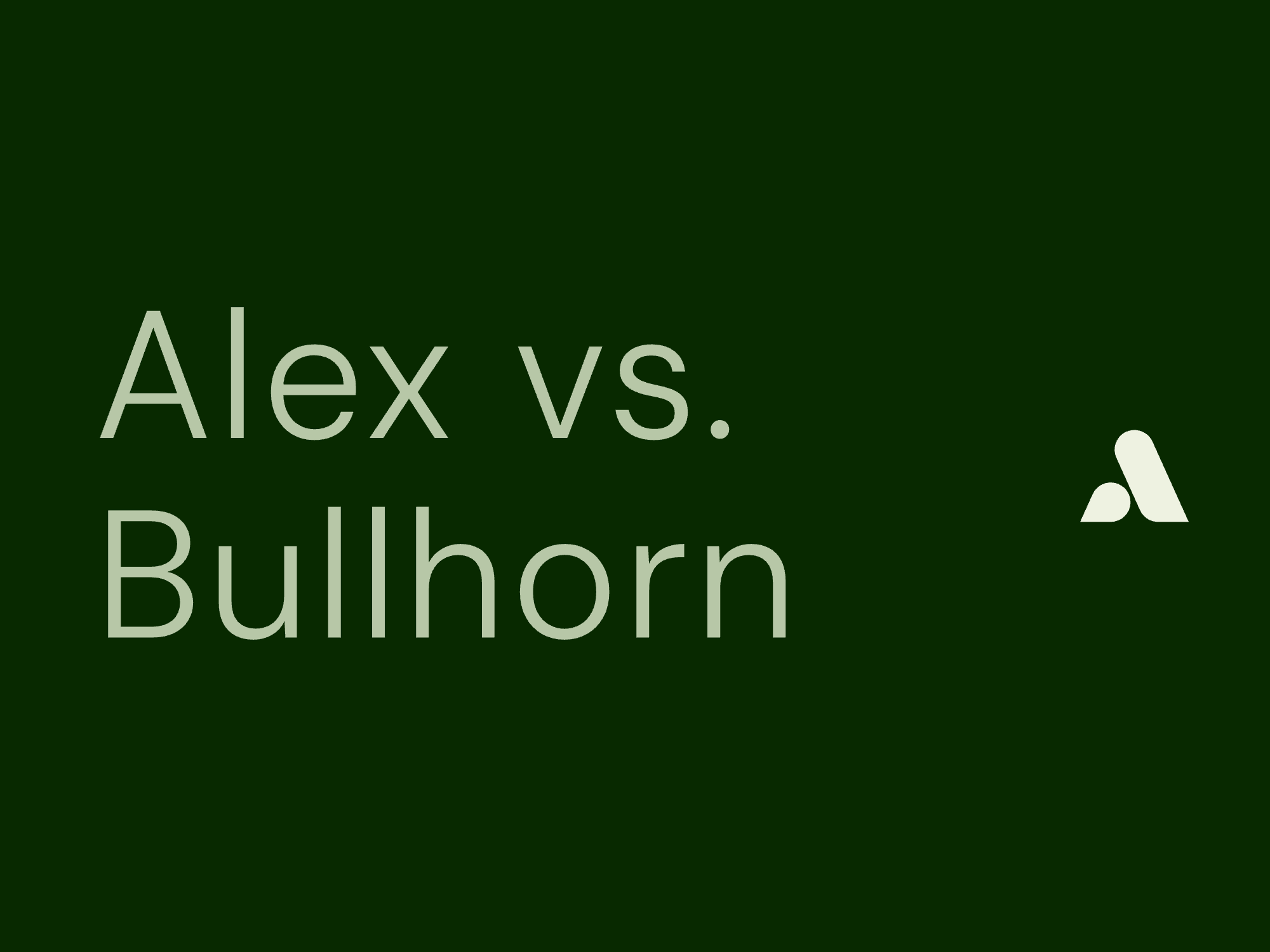 Alex vs. Bullhorn