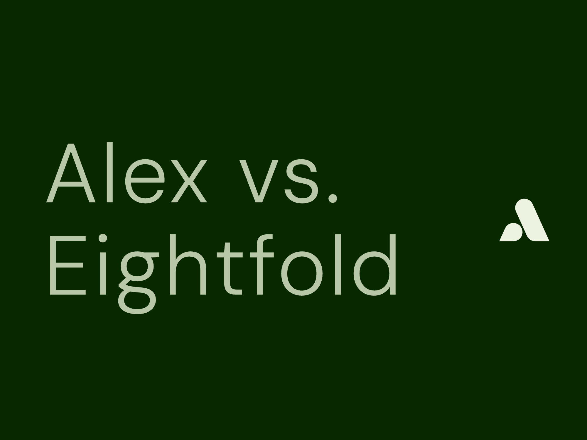 Alex vs. Eightfold
