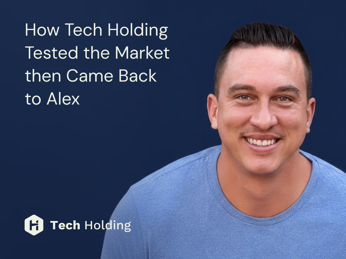 How Tech Holding Tested the Market then Came Back to Alex