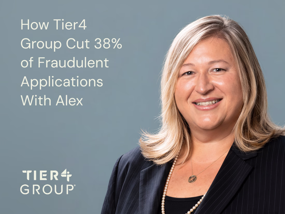 How Tier4 Group Cut 38% of Fraudulent Applications With Alex