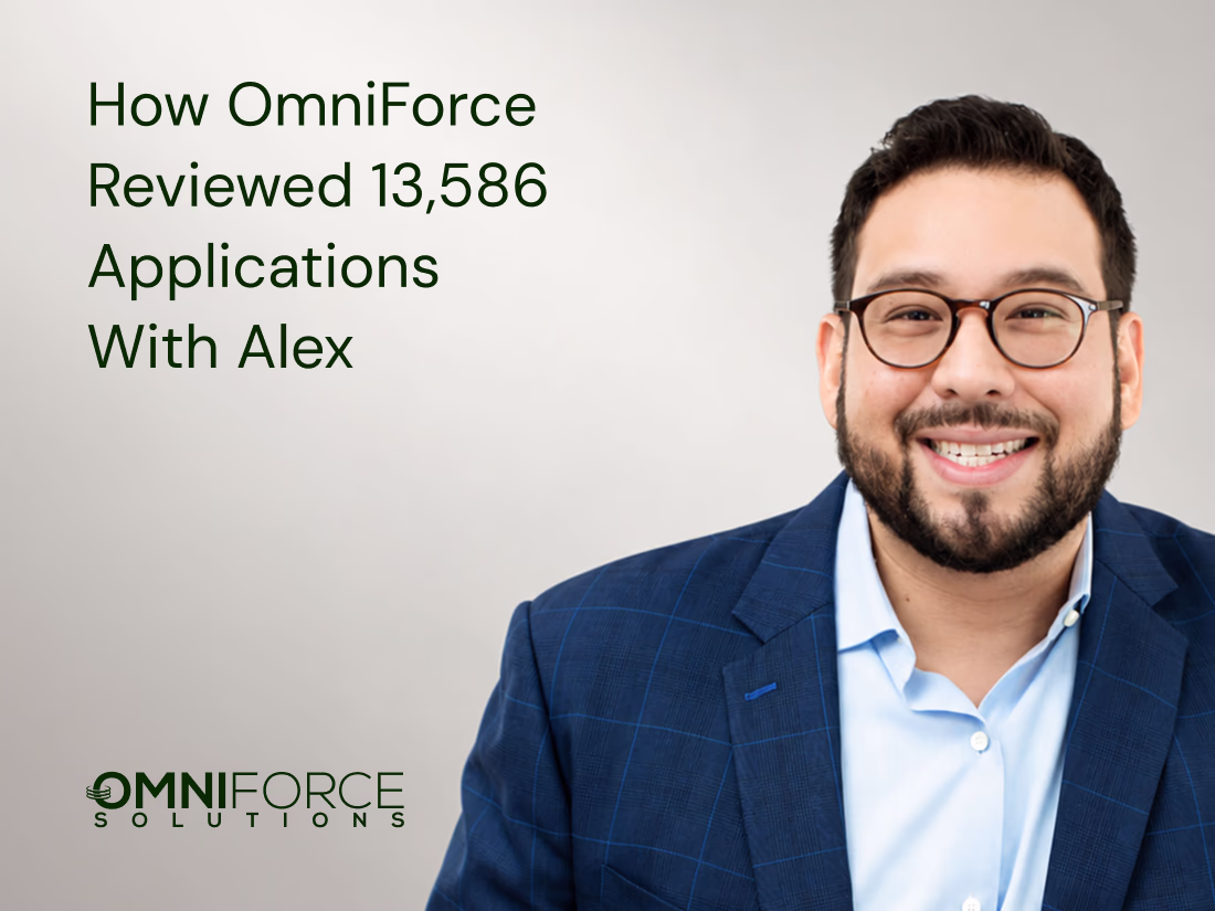 How OmniForce Reviewed 13,586 Applications With Alex