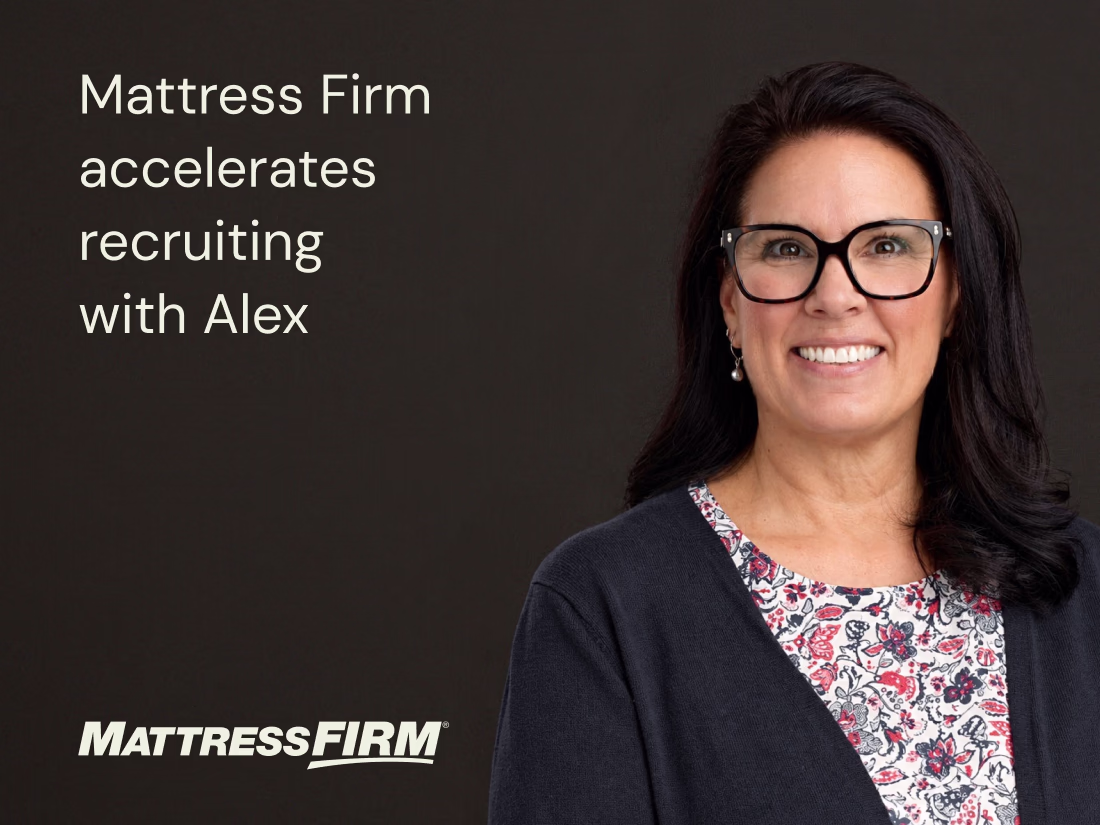 Mattress Firm accelerates recruiting with Alex