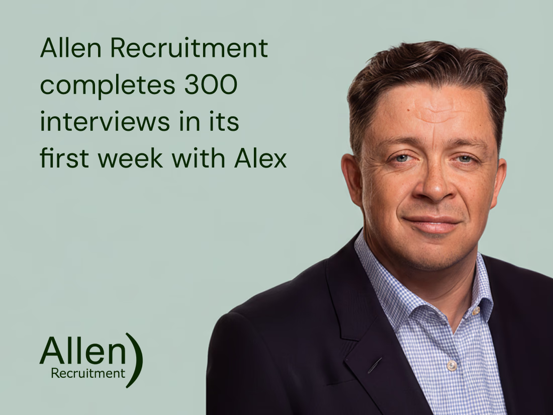 Allen Recruitment completes 300 interviews in its first week with Alex