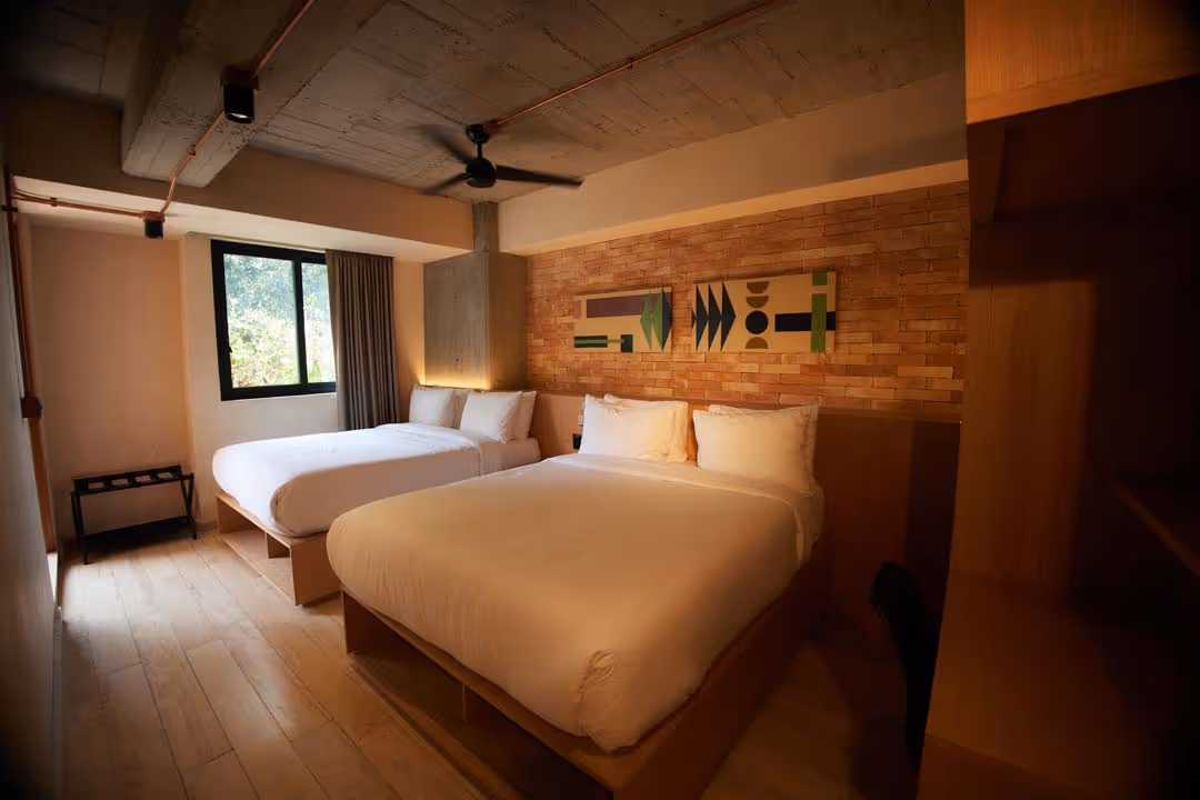 two bedroom room at Caliza Roma, Mexico City