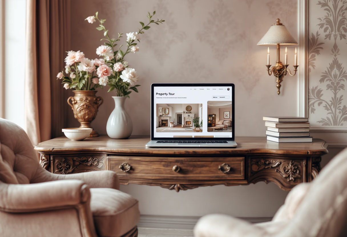 image of event decoration with lights