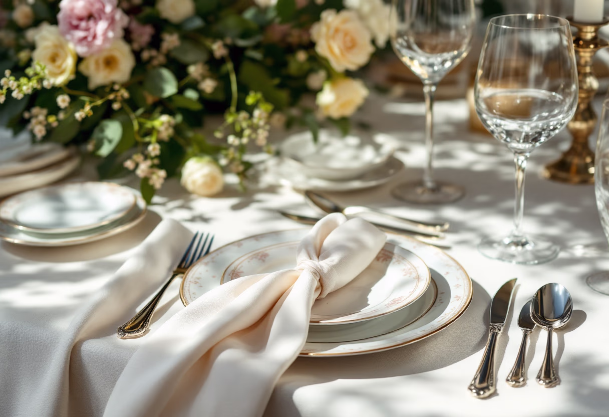 [background image] image of refreshed place setting (for a fine dining restaurant)