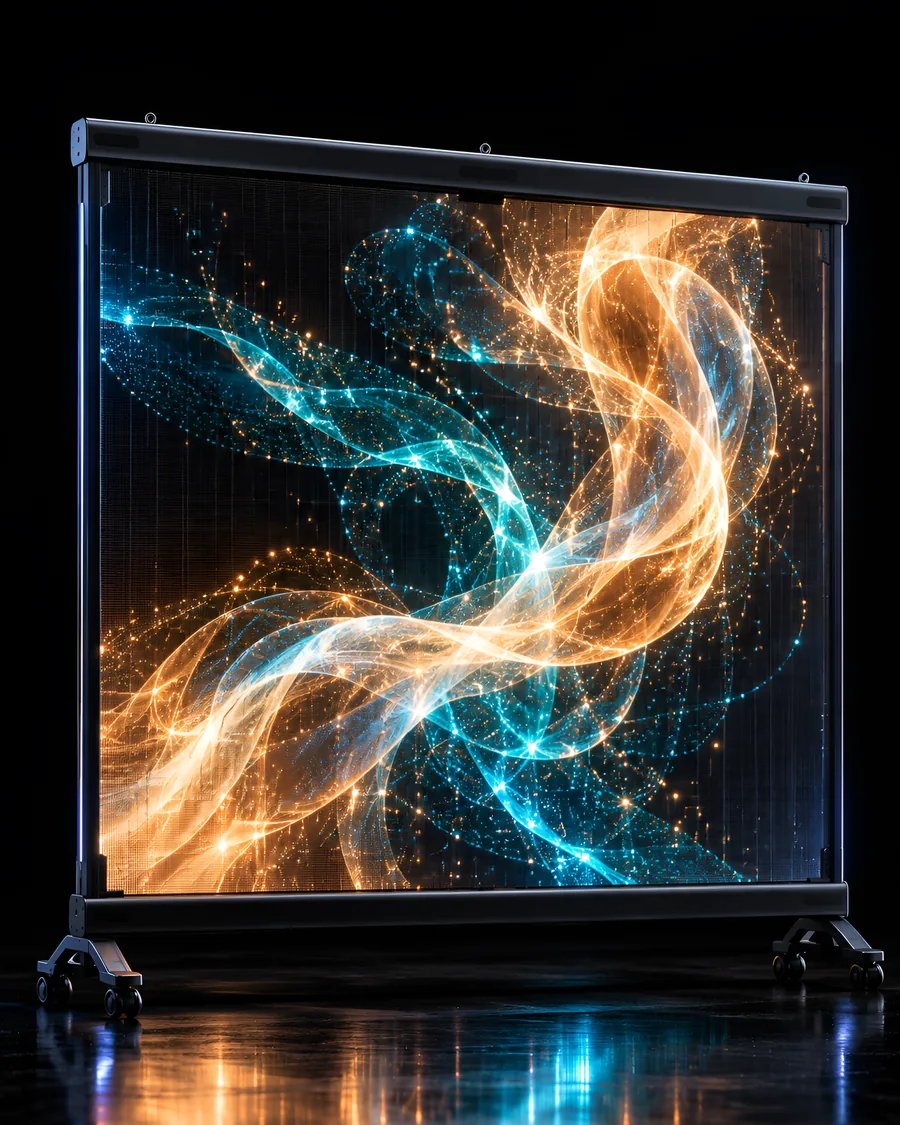 Pantalla holográfica A3-4 de gran formato de Pure Visual en renta