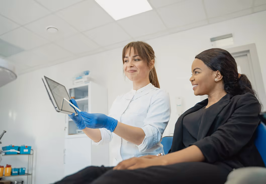 Woman in Great Neck, NY enjoys no rush, shorter wait times, and personalized care from doctor.