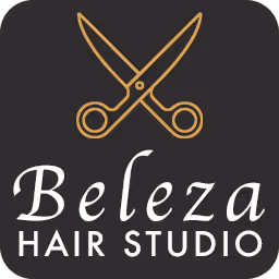 Beleza Hair Studio transparent logo, top rated hair salon in Katy Texas