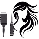 Brazilian Blowout icon representing smooth hair treatment at Beleza Hair Studio in Katy, TX