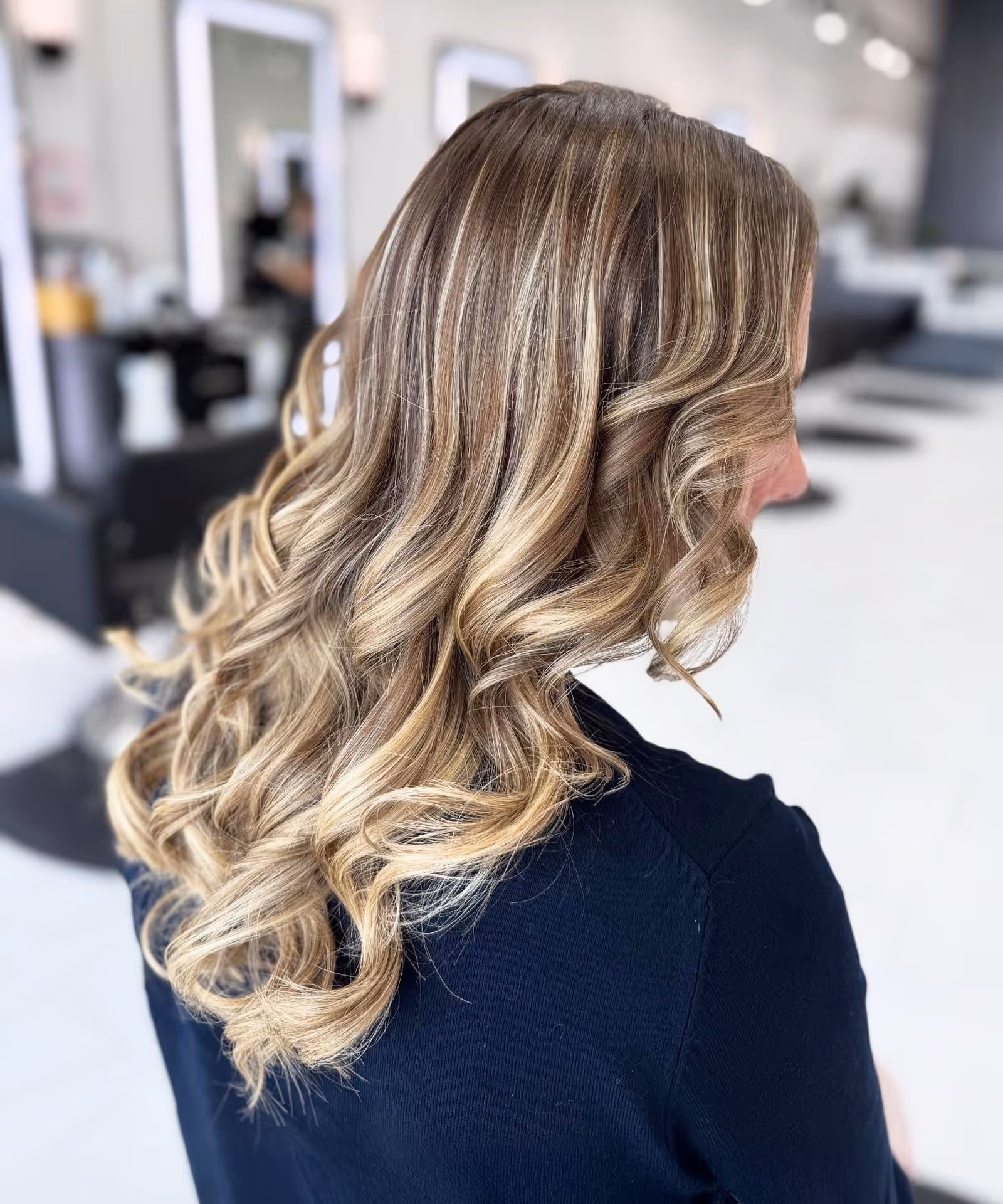 Expert highlights and dimensional color at Beleza Hair Studio Katy TX