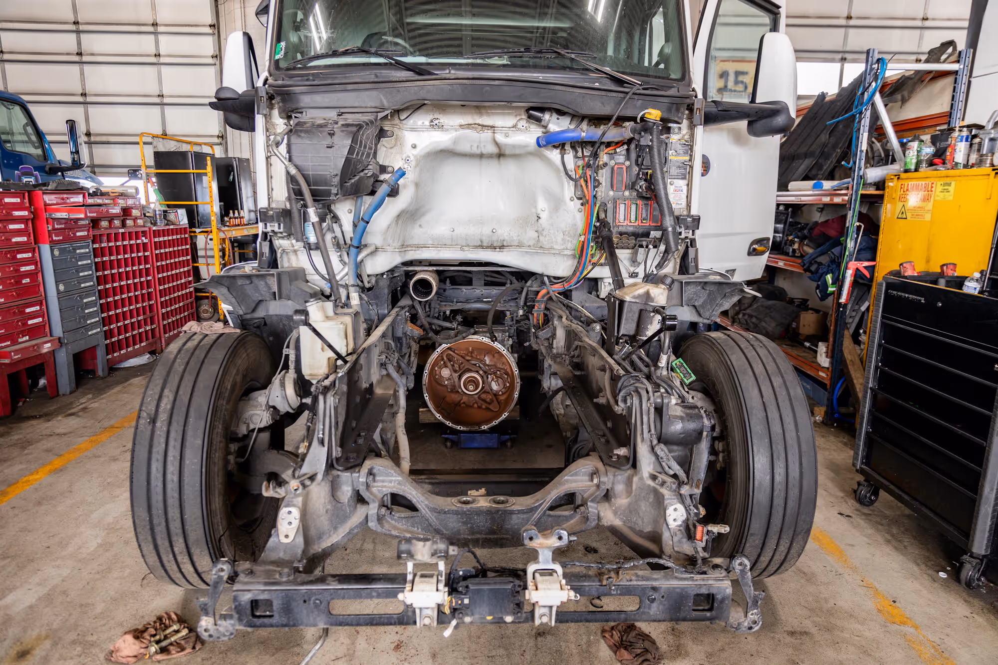 Mobile Truck Truck Collision Repair