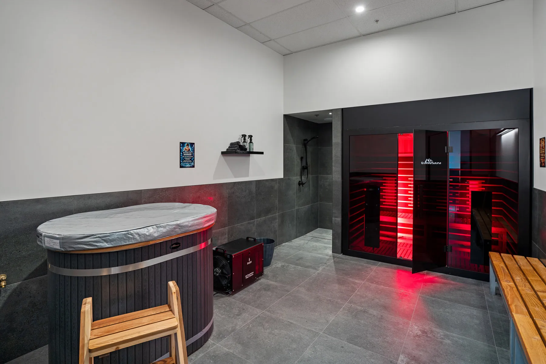 Gym Interior Design Sauna