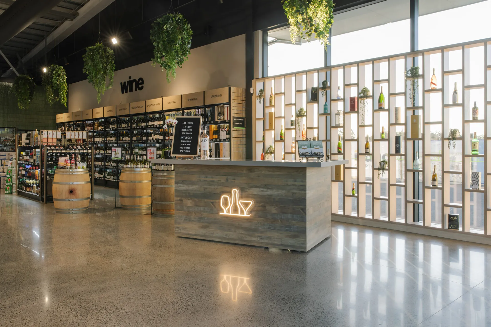 Liquor Store Interior Design