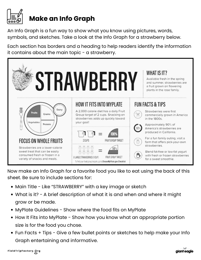 Grades 3+ Activity 5 — Make an info graph