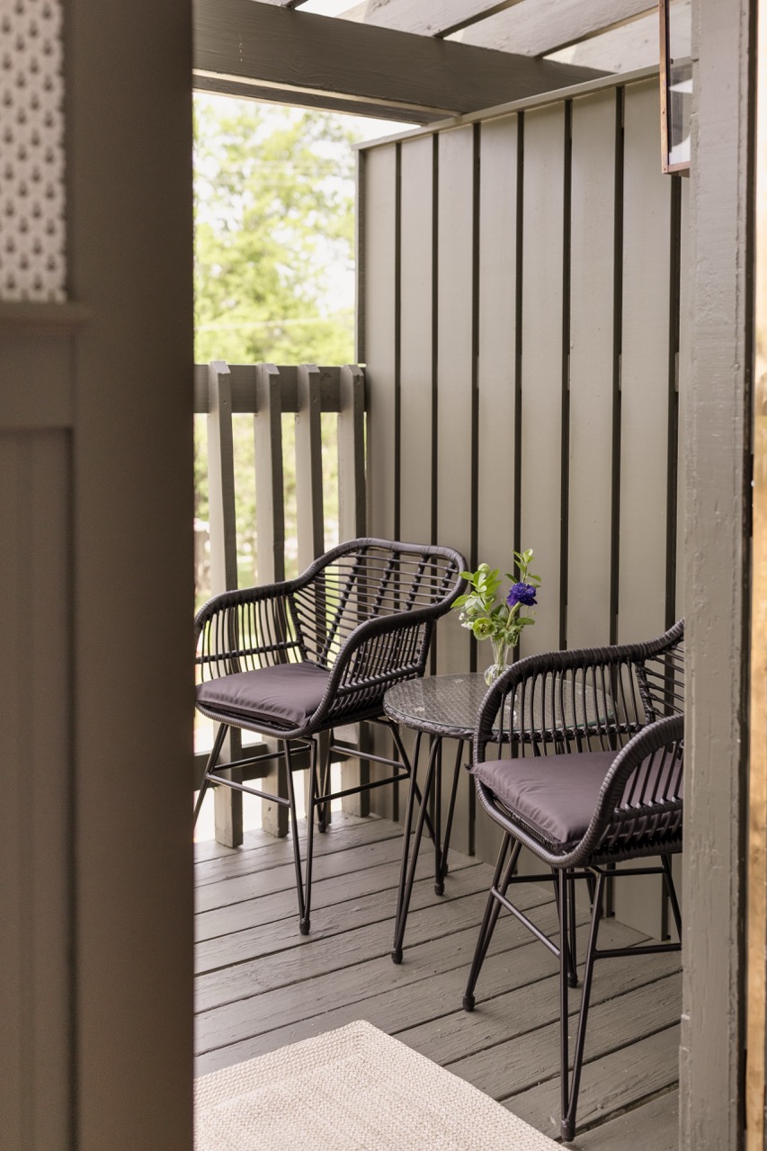Private balcony, The Hutton suite