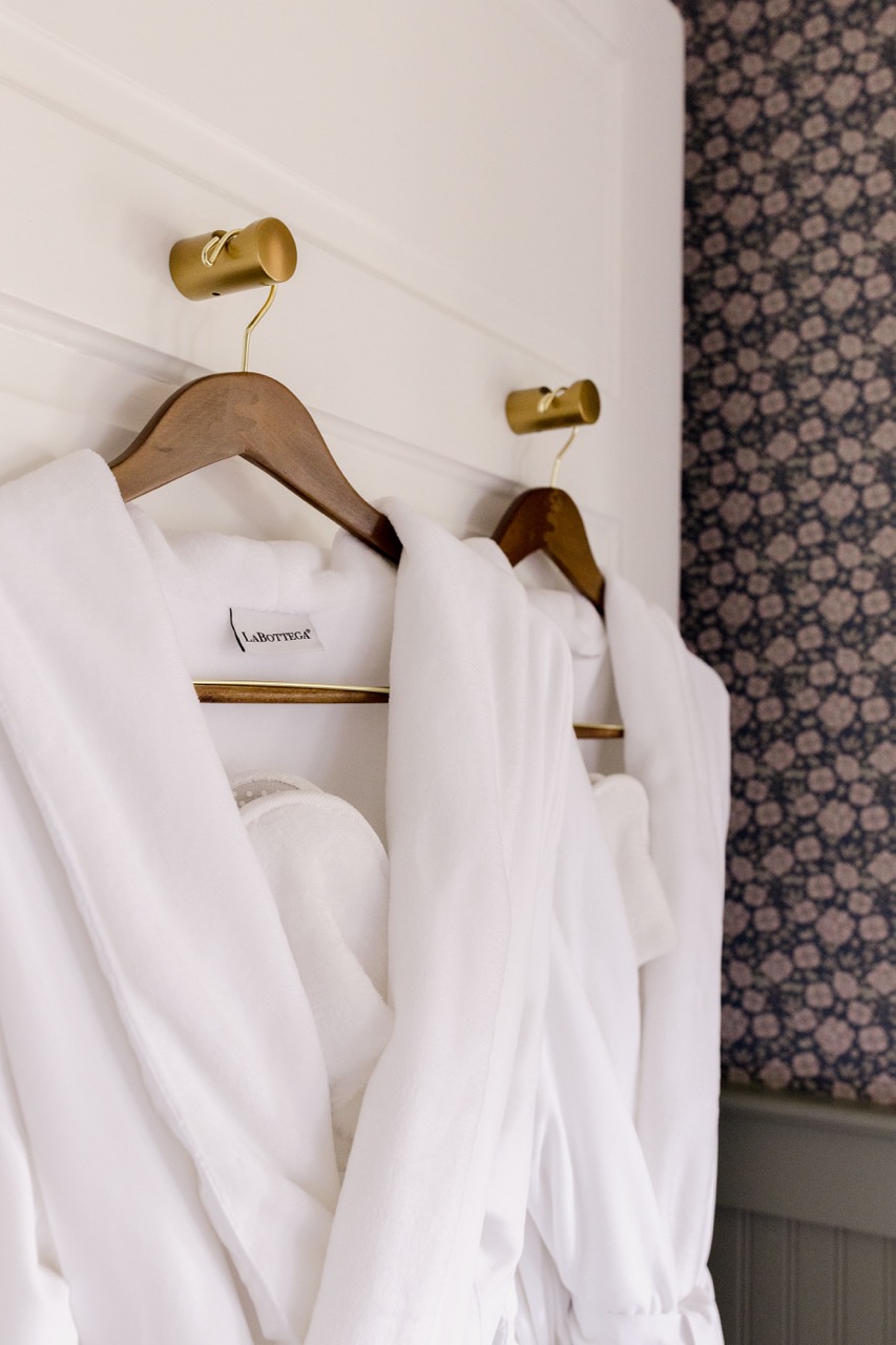 Plush bathrobes, The Robertson suite