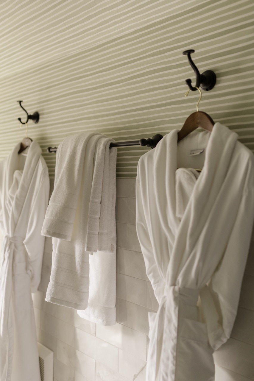 Plush bathrobes, The Geny suite