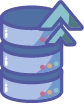 Up arrows over servers