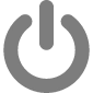 A power button icon
