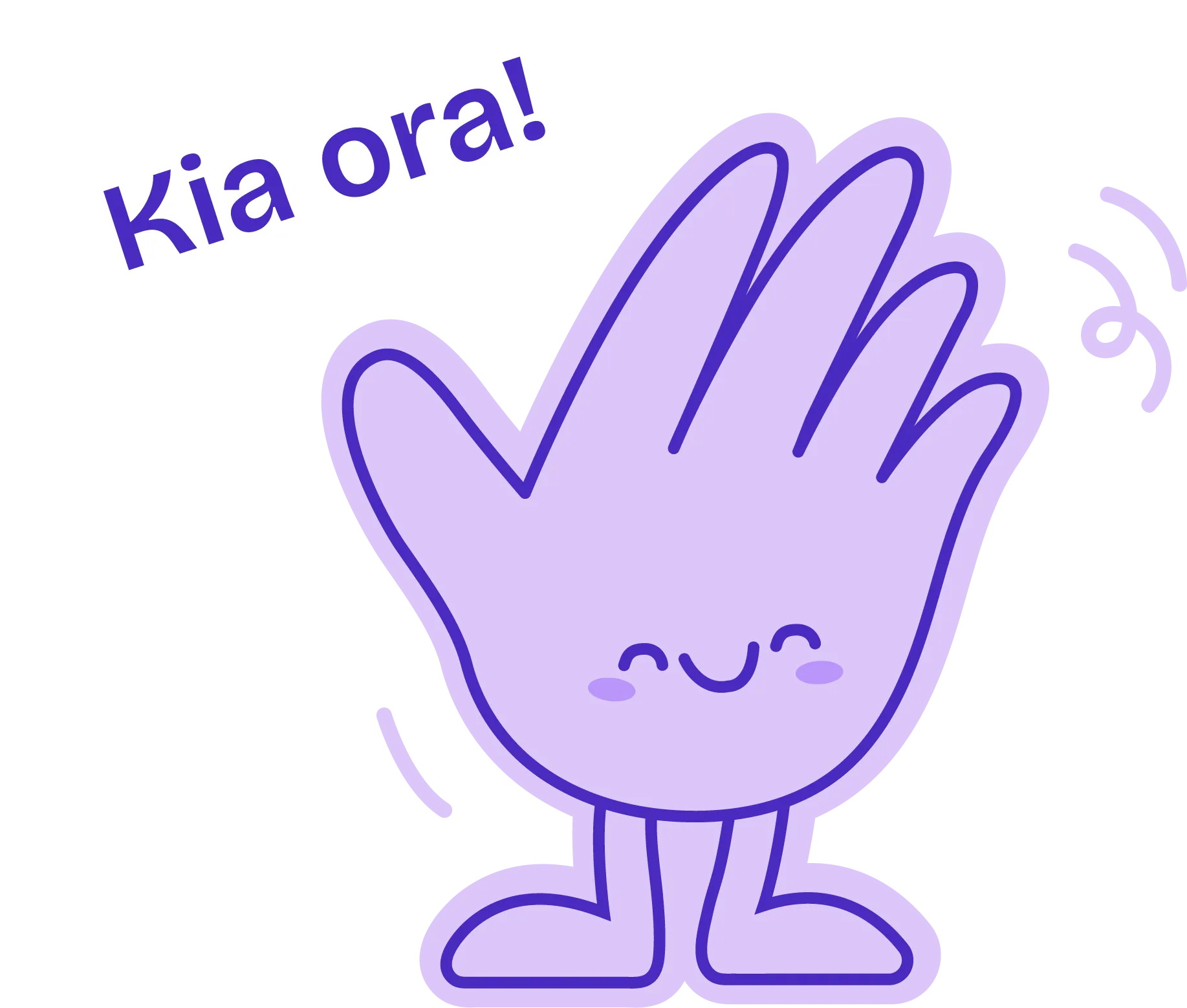 Kia ora mascot