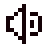 Speaker icon indicating sound or volume control.