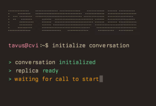Tavus Code API Graphic