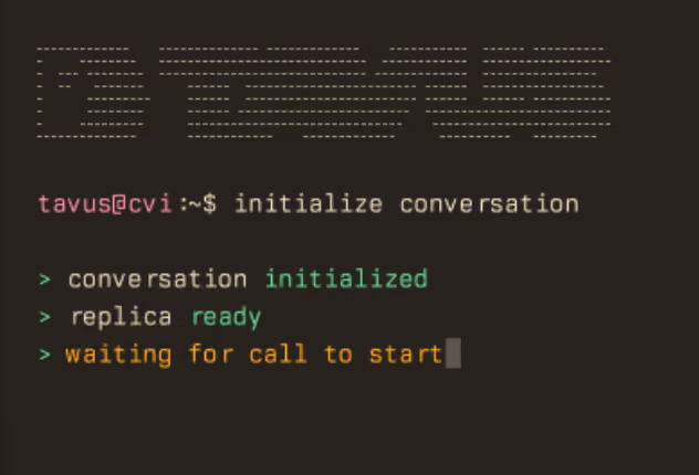 Tavus Code API Graphic