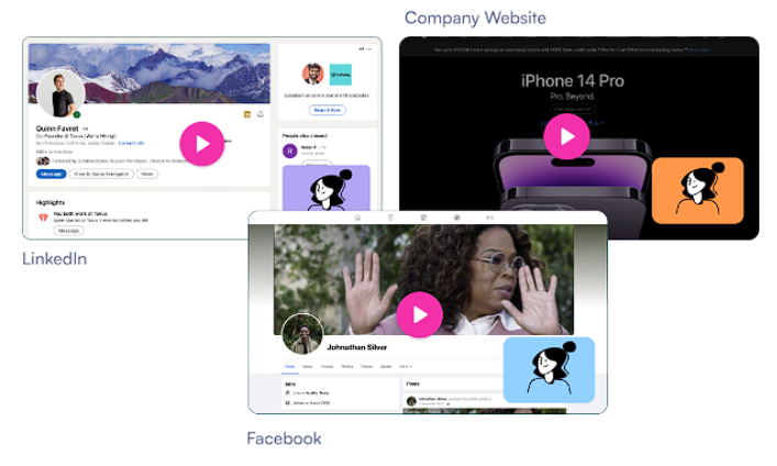 Tavus example of ai marketing