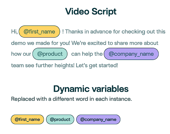 video script sample