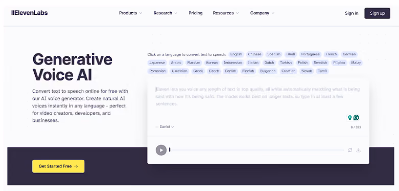 ElevenLabs AI